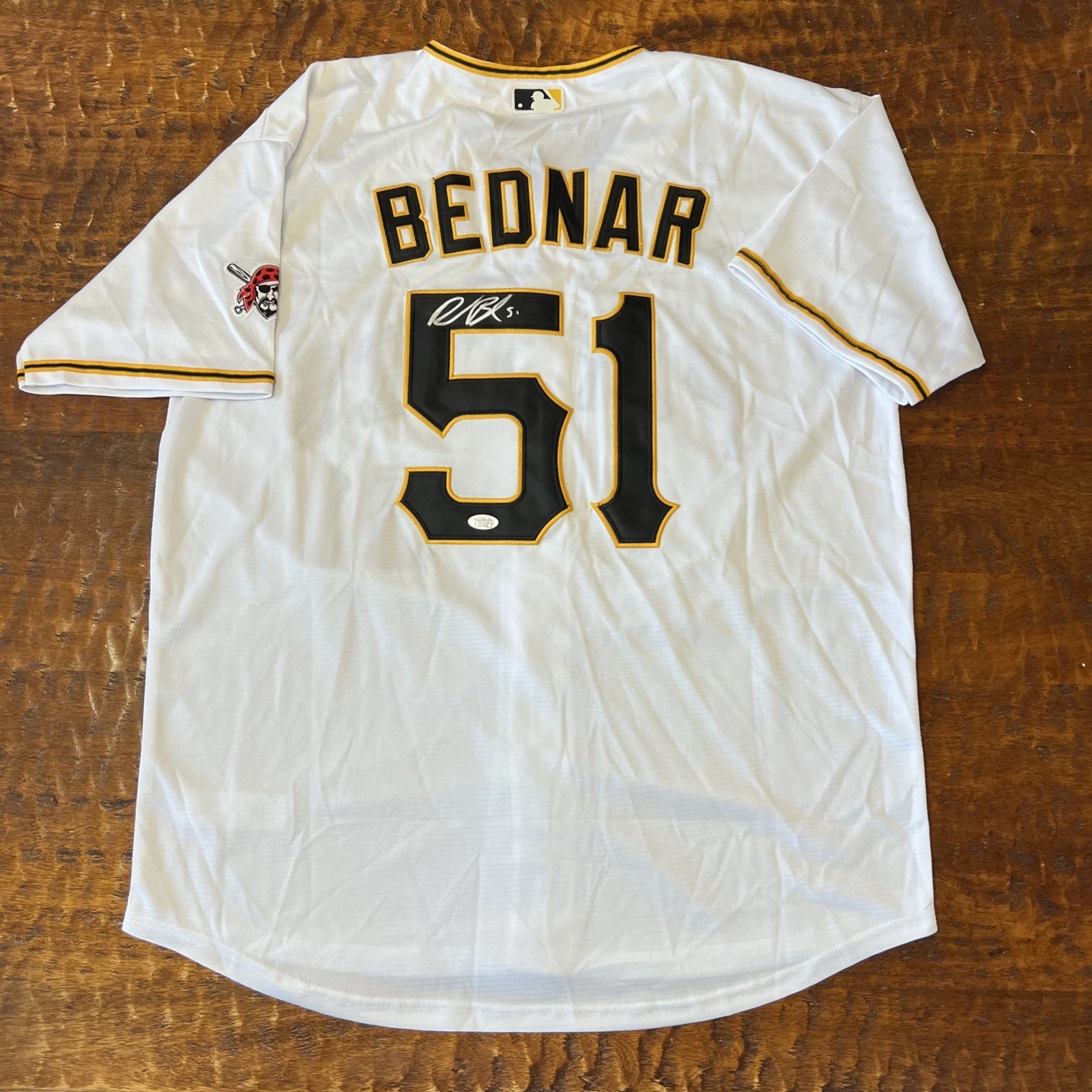 David Bednar Signed Pittsburgh Pirates Jersey JSA Coa Autographed