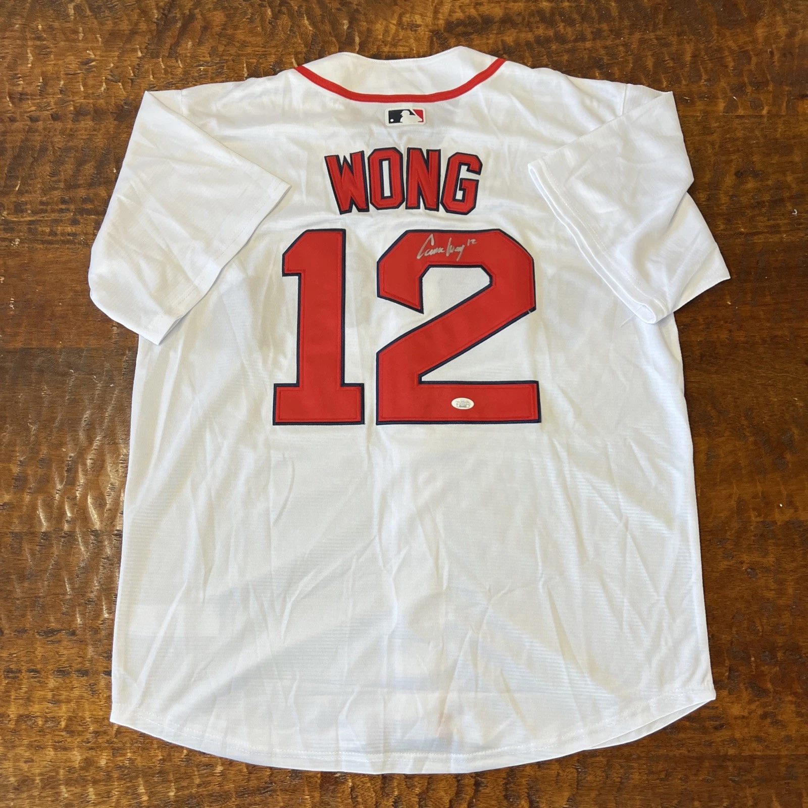 Connor Wong Signed Boston Red Sox Jersey JSA Coa Autographed