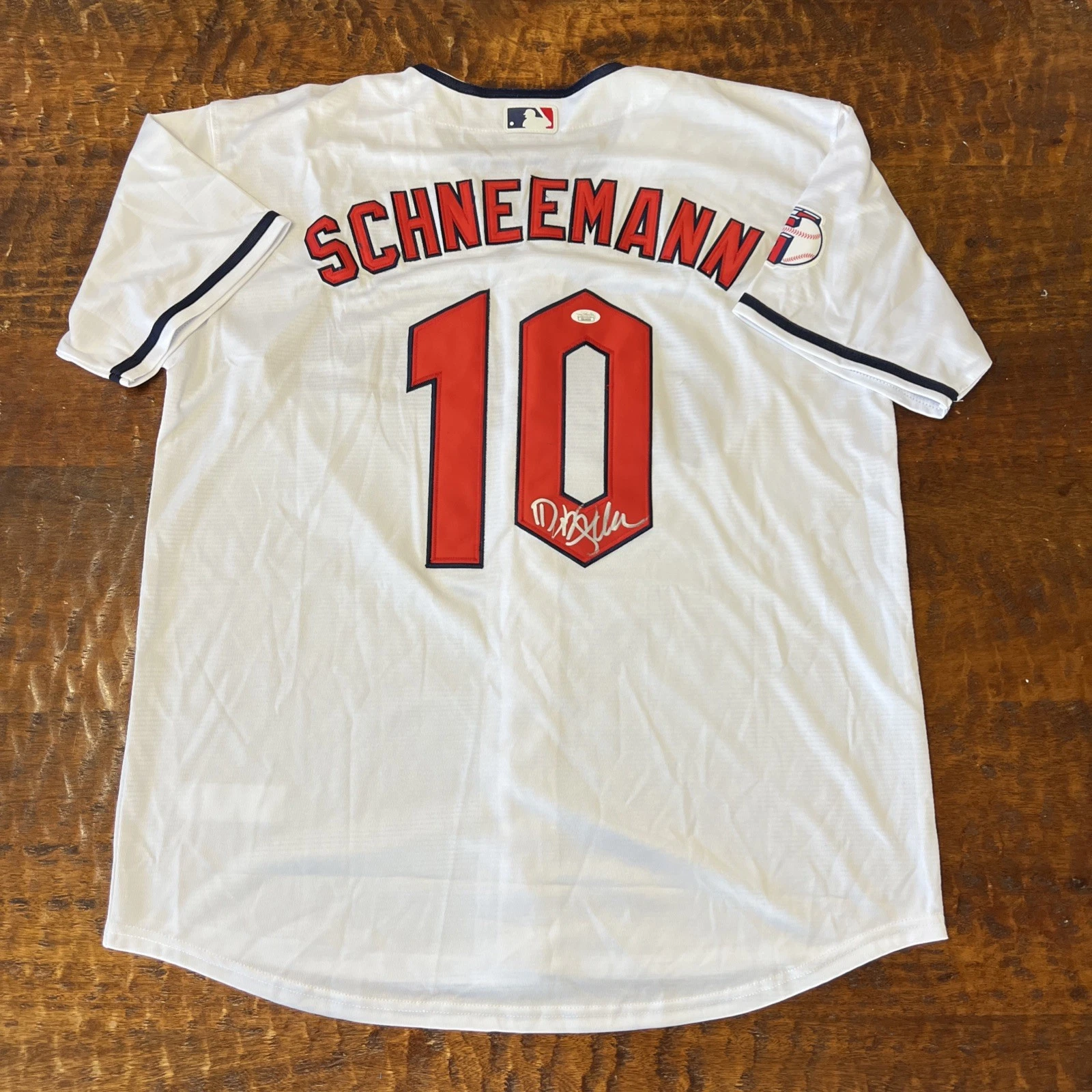 Daniel Schneemann Signed Cleveland Guardians Jersey JSA Coa Autographed