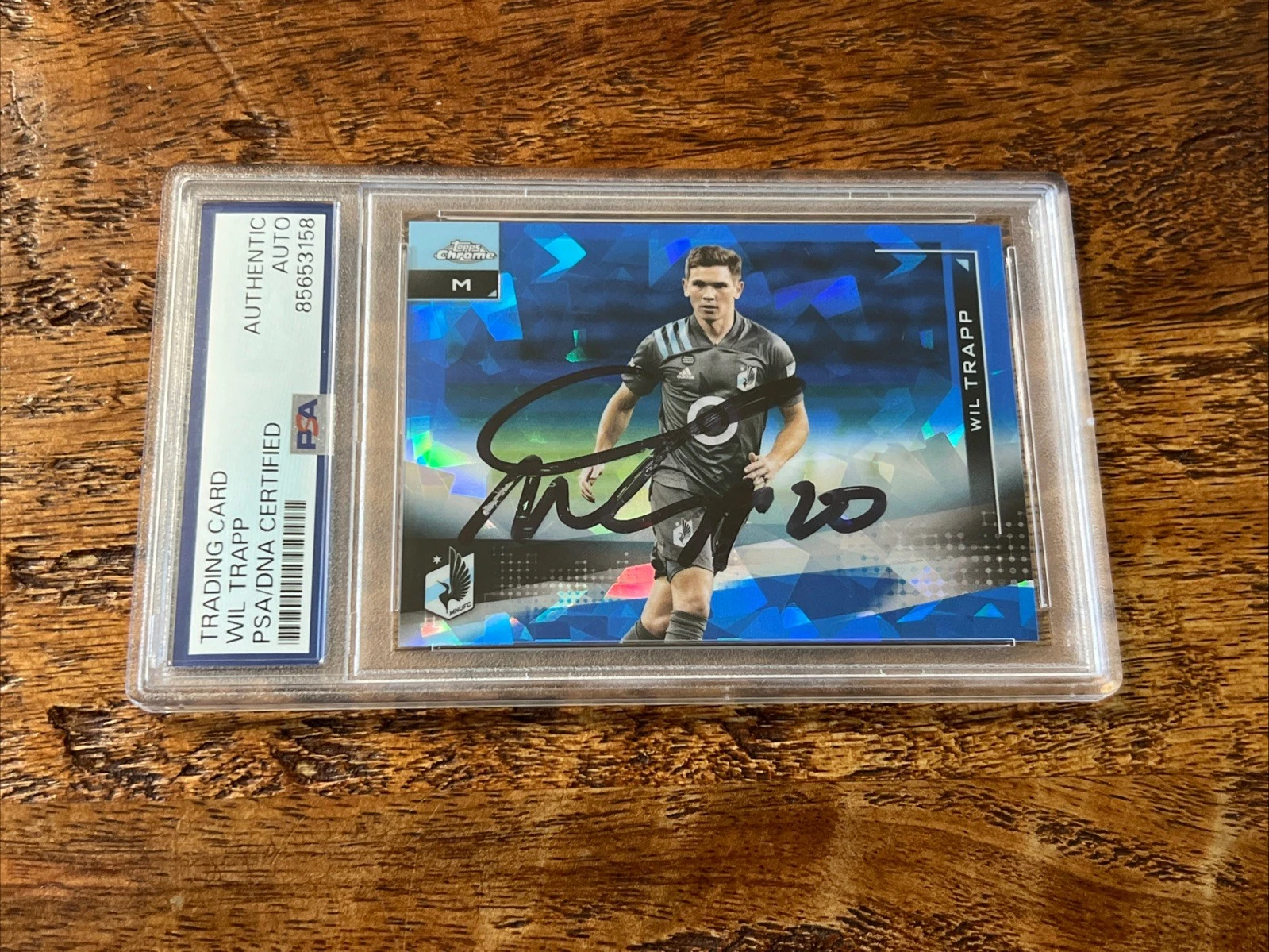 Wil Trapp IP Signed Topps Chrome Card Psa Dna Coa Slab Autographed USA Soccer