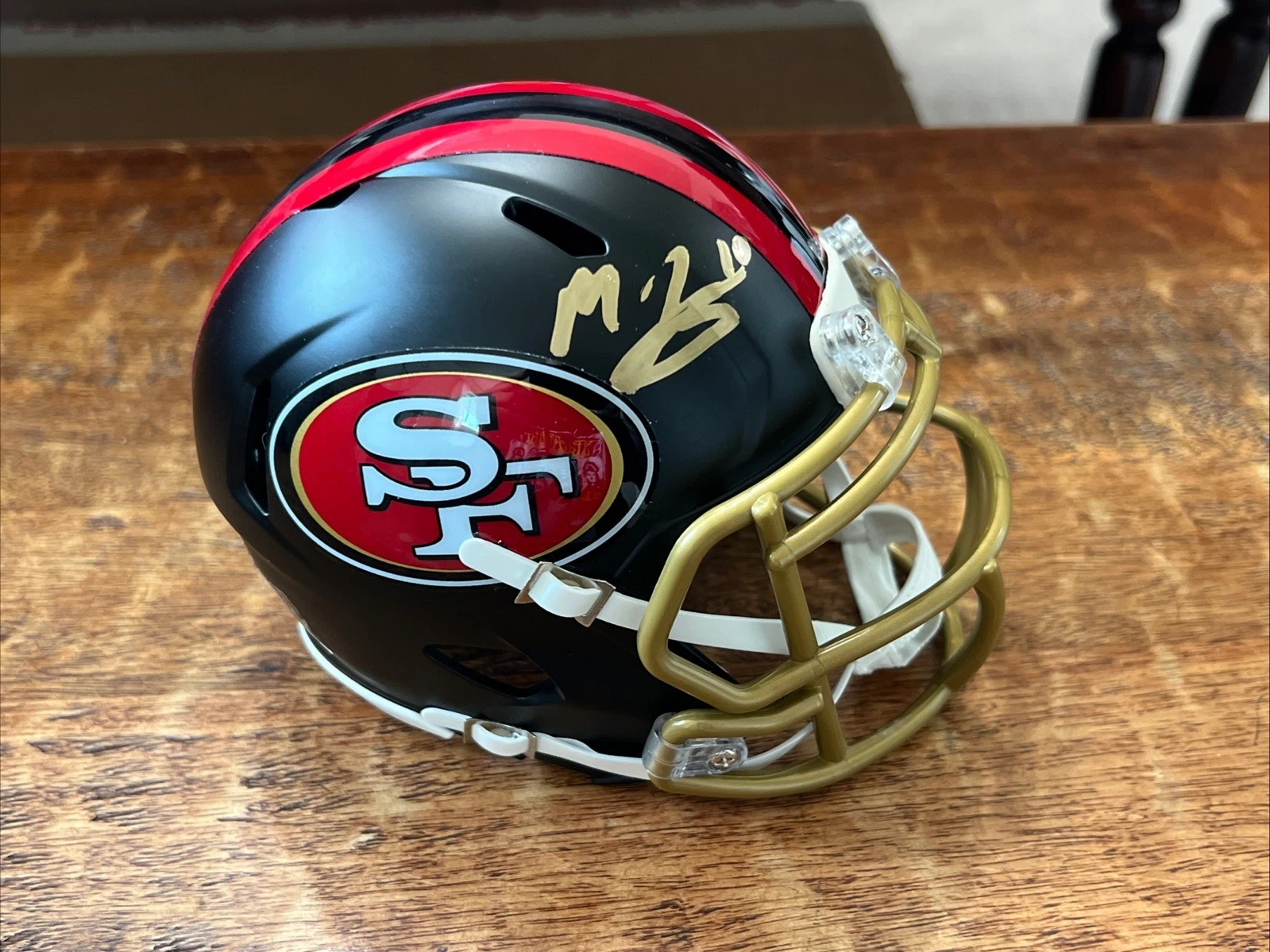 Mac Jones Signed San Francisco 49ers Mini Helmet PSA DNA Autographed
