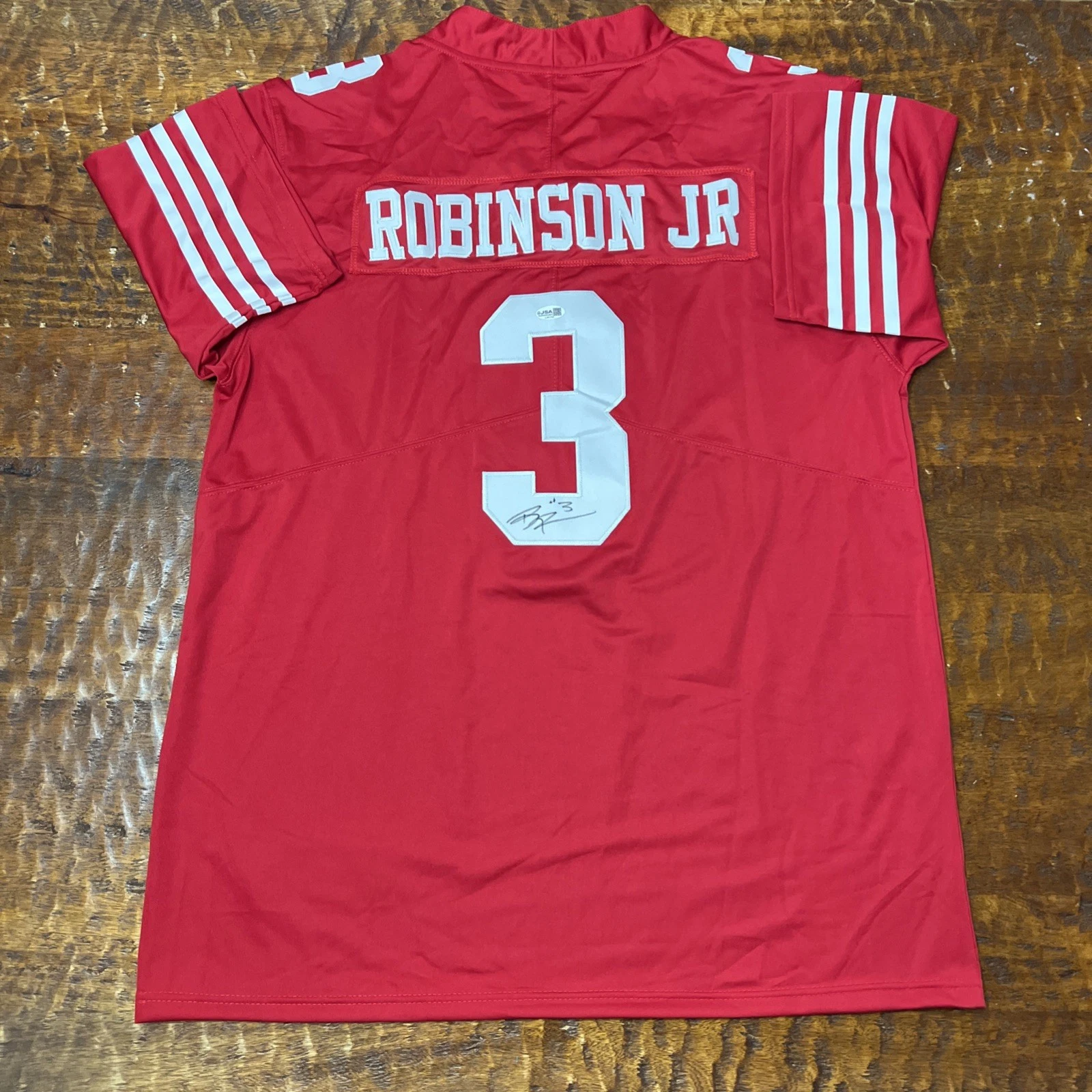 Brian Robinson Jr Signed San Francisco 49ers Jersey JSA Coa Autographed