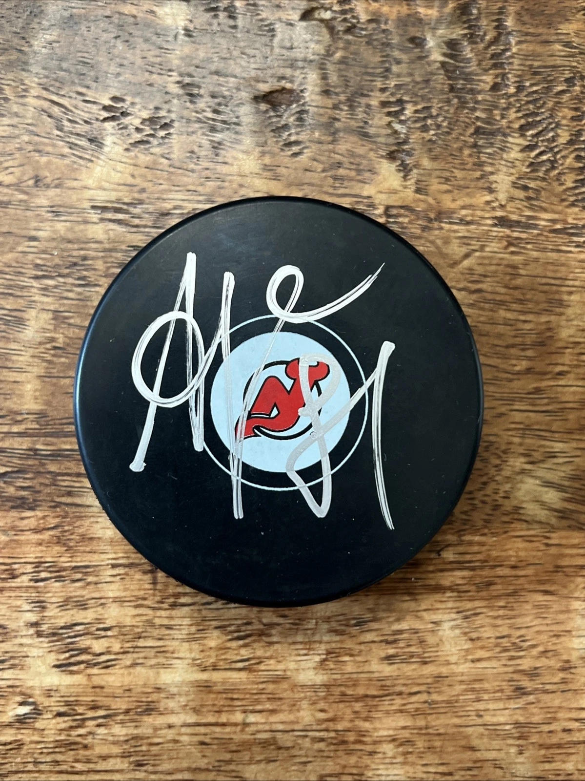 Arseni Gritsyuk Signed New Jersey Devils Puck JSA Coa Autographed