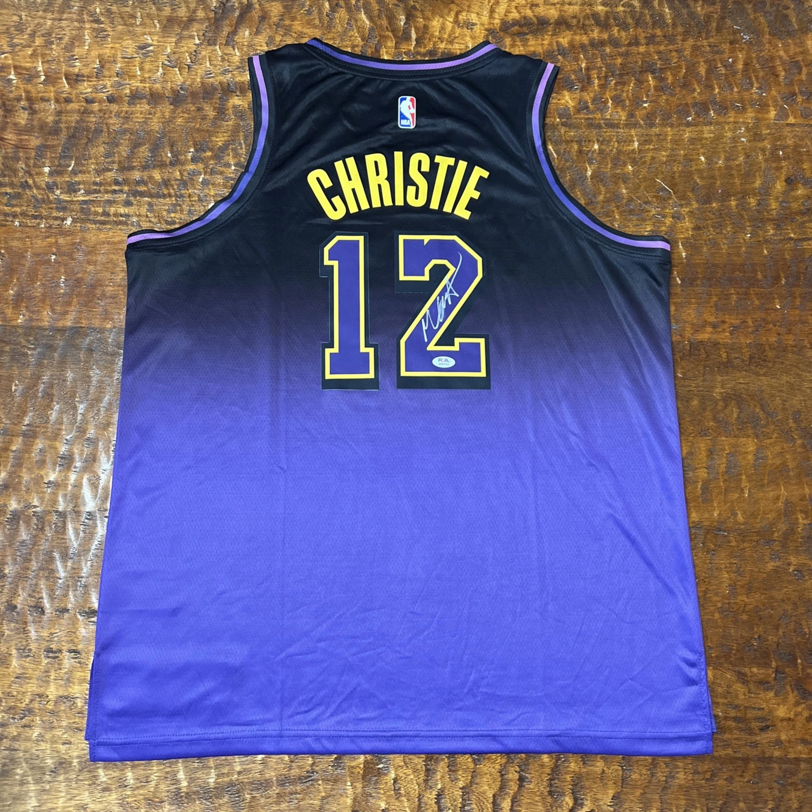 Max Christie Signed Los Angeles Lakers Jersey PSA DNA Autographed