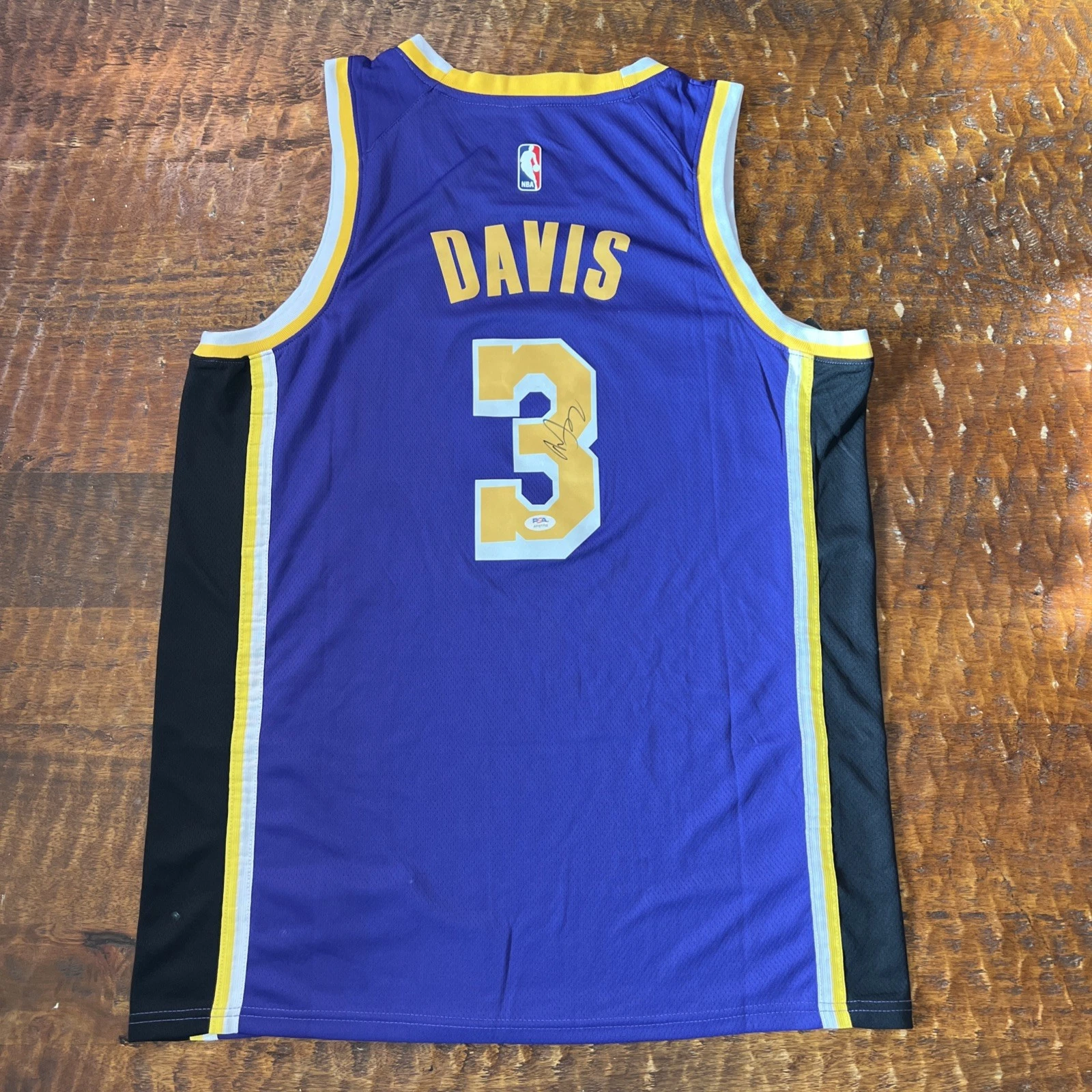 Anthony Davis Signed Los Angeles Lakers Jersey PSA DNA Autographed