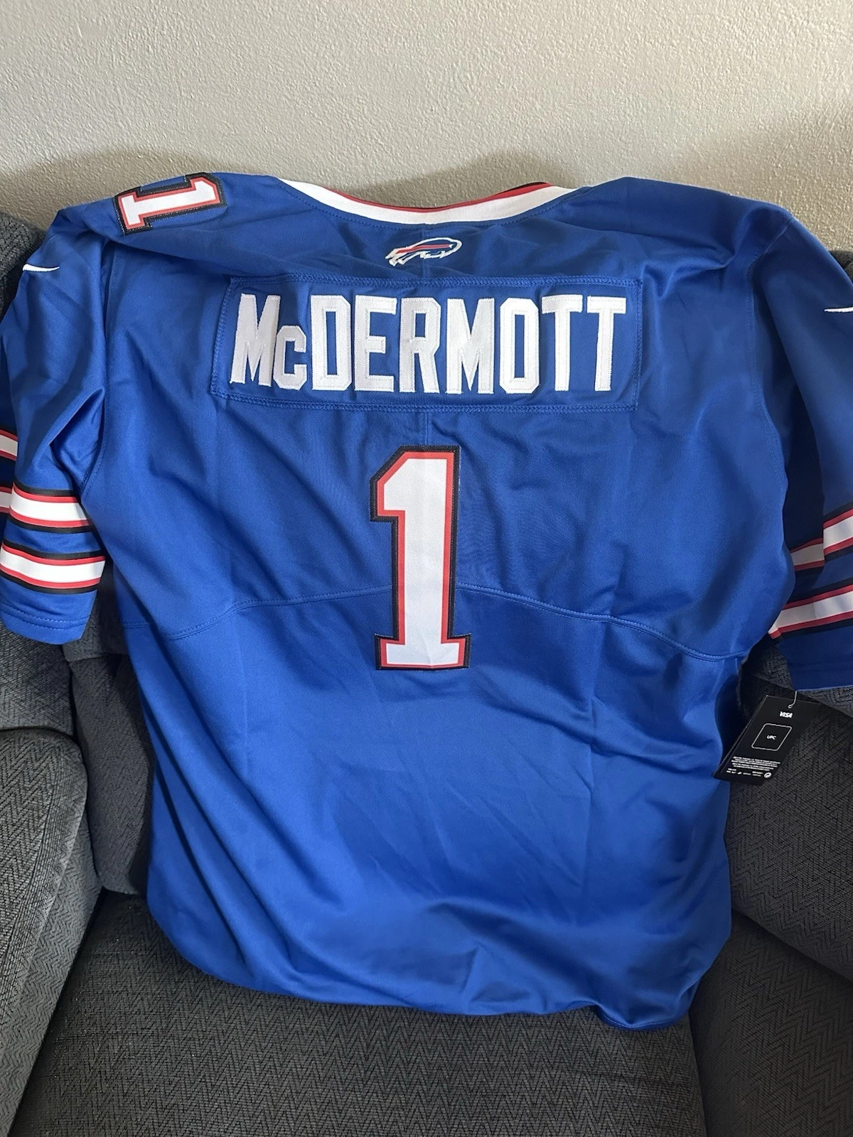 Coach Sean McDermott Not Signed Stitched Jersey XL New Unused Buffalo Bills