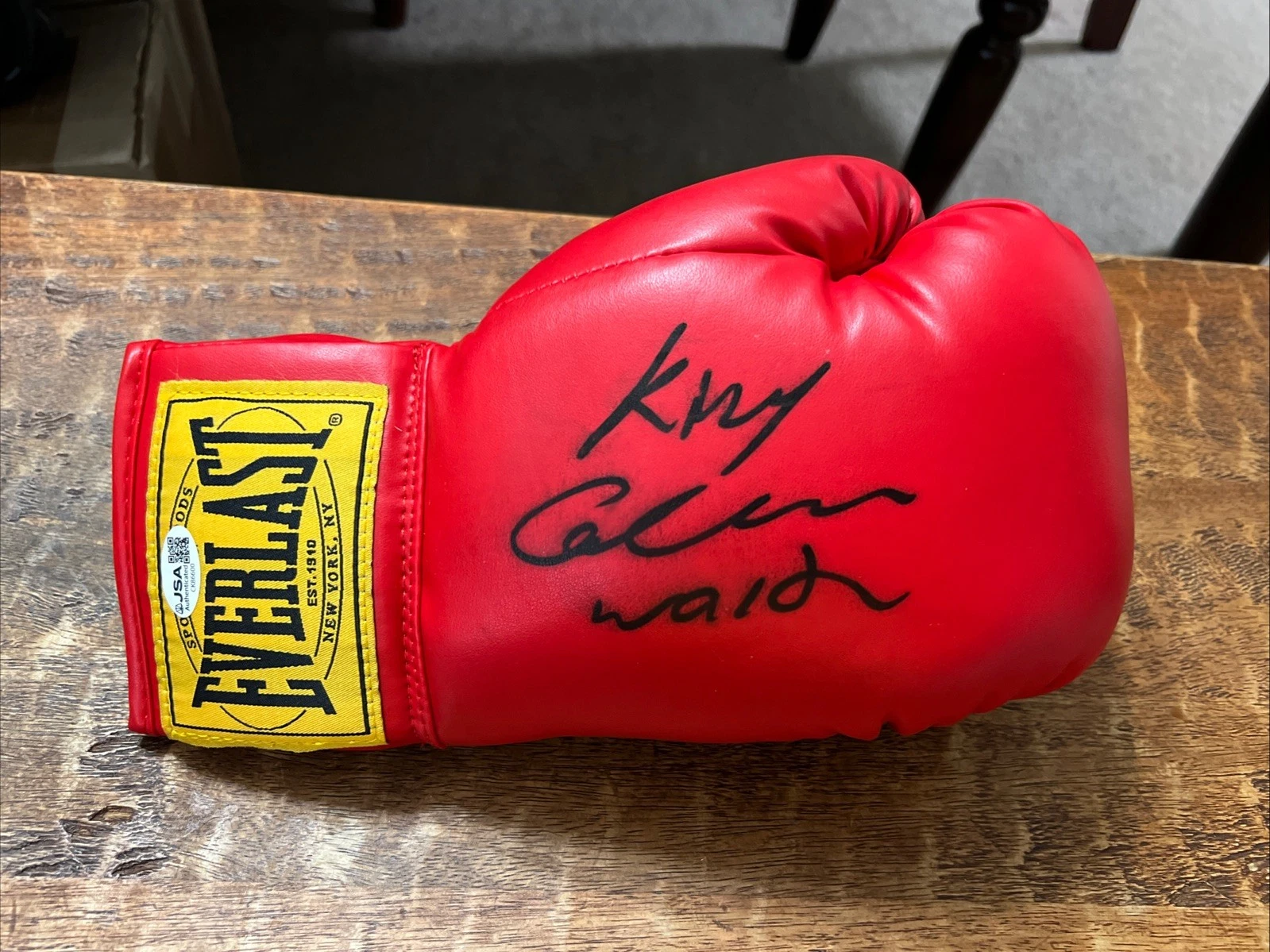 Callum Walsh Signed Everlast Boxing Glove JSA Coa Autographed King