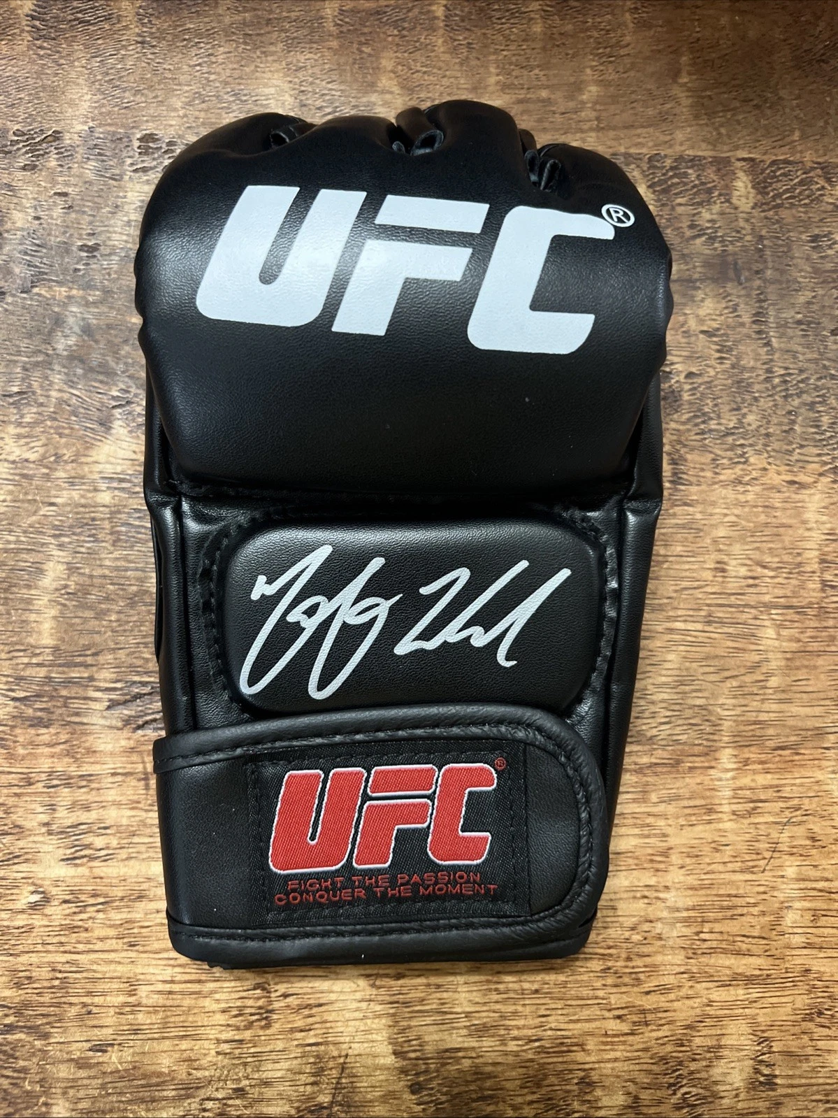 Youssef Zalal Signed UFC MMA Glove JSA Coa Autographed