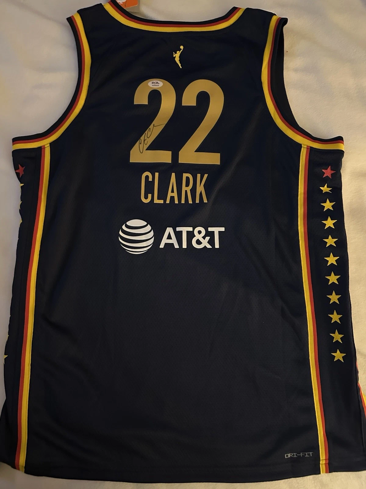 Caitlin Clark SIGNED Indiana Fever Nike Explorer Jersey PSA Authenticated L
