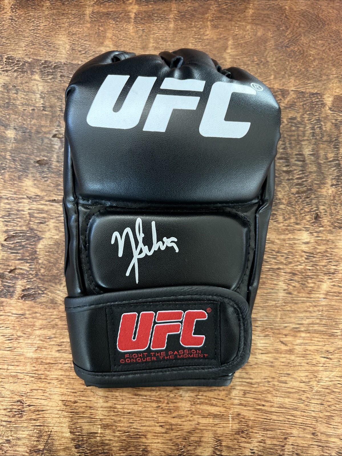 Natalia Silva Signed UFC MMA Glove JSA Coa Autographed