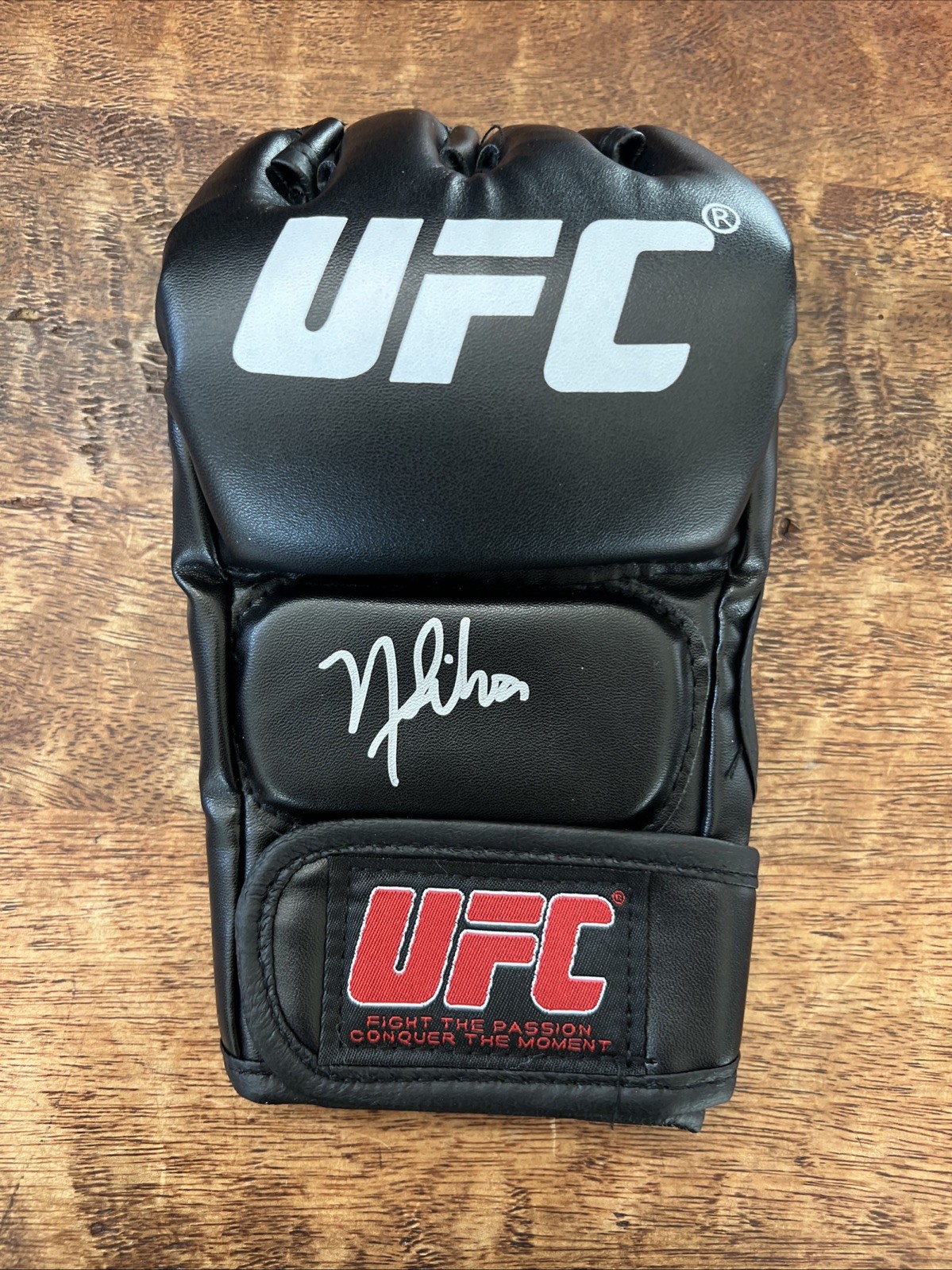 Natalia Silva Signed UFC MMA Glove JSA Coa Autographed