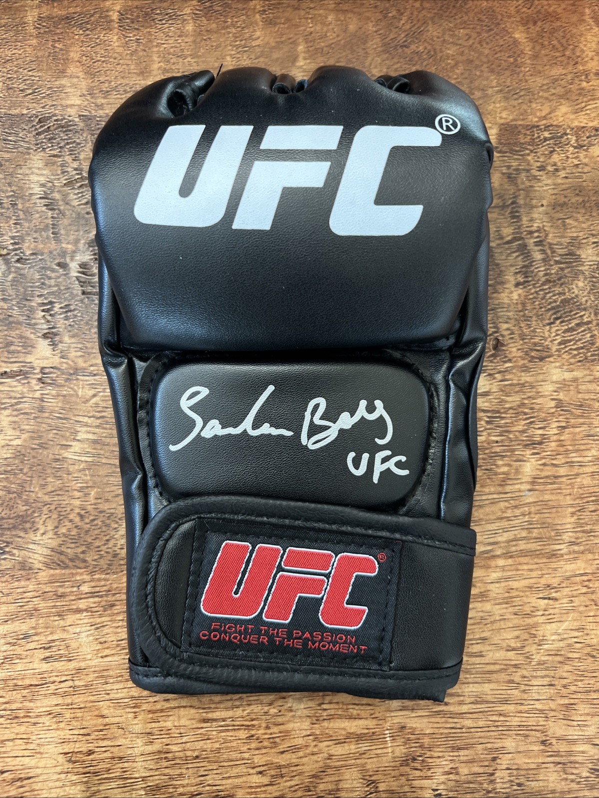 Waldo Cortes Acosta Signed UFC MMA Glove JSA Coa Autographed Salsa Boy
