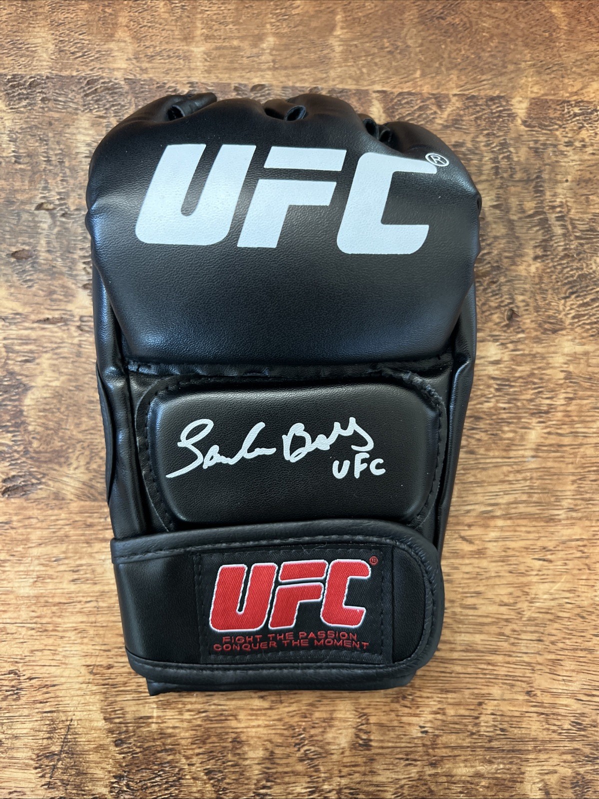 Waldo Cortes Acosta Signed UFC MMA Glove JSA Coa Autographed Salsa Boy