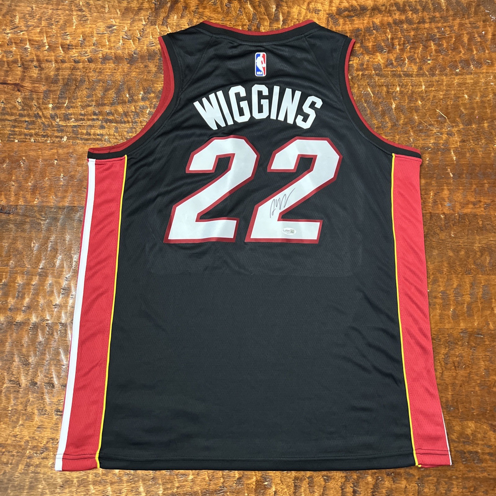Andrew Wiggins Signed Miami Heat Jersey JSA Coa Autographed