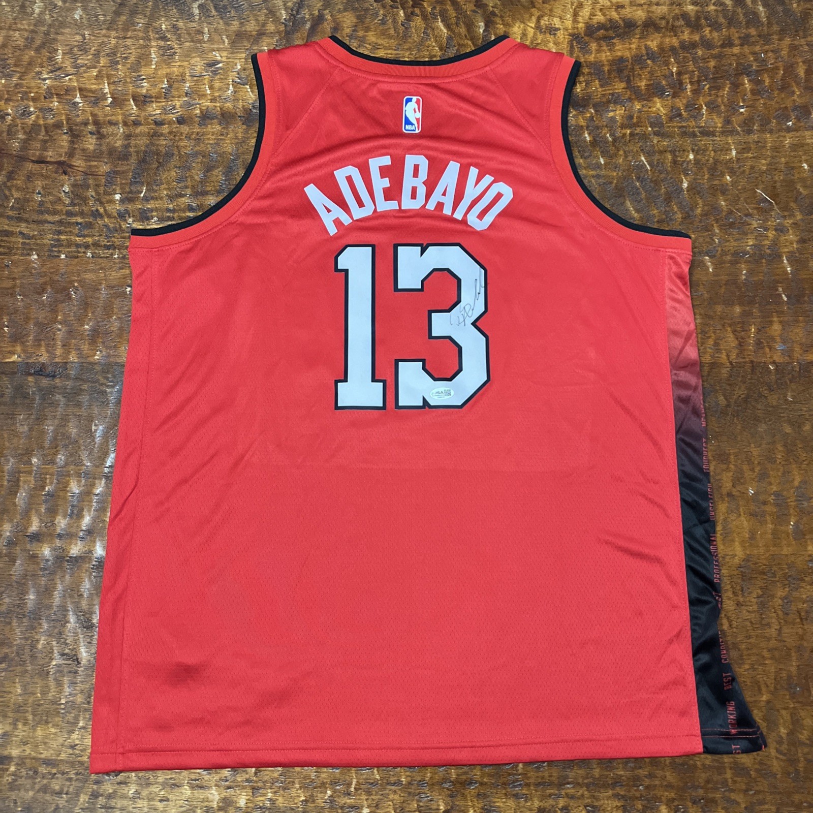 Bam Adebayo Signed Miami Heat Jersey JSA Coa Autographed