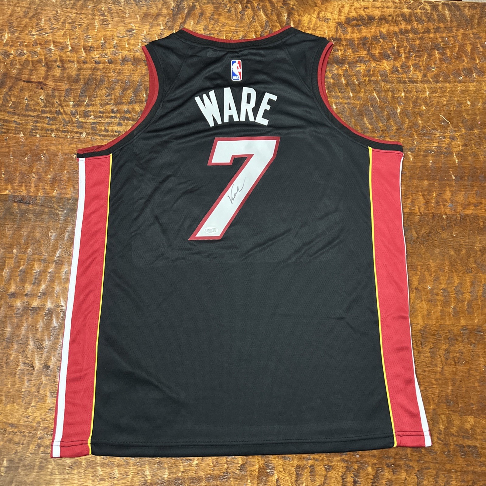 Kel'el Ware Signed Miami Heat Jersey JSA Coa Autographed