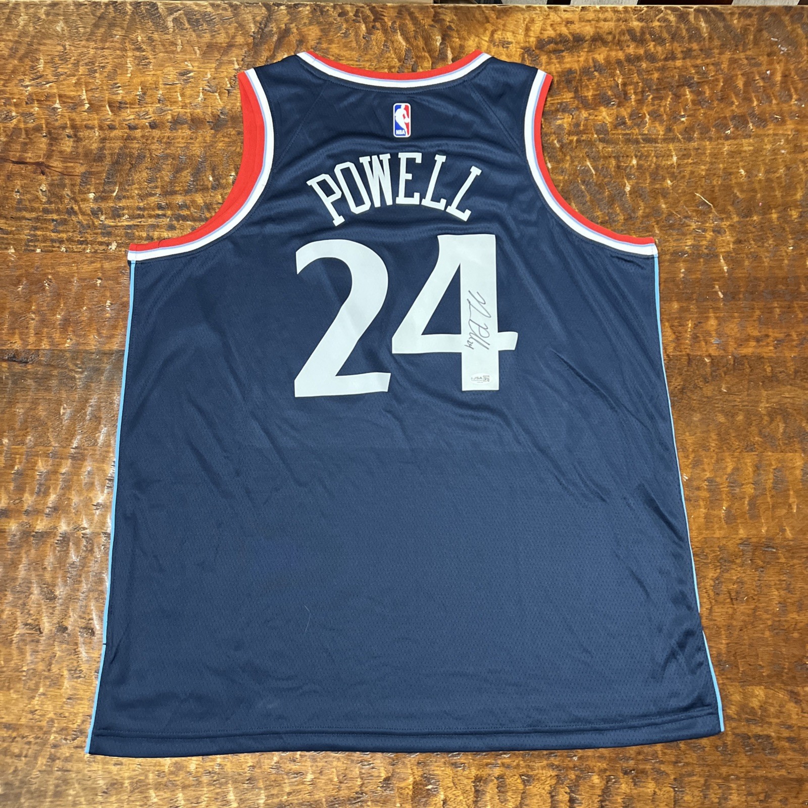 Norman Powell Signed Los Angeles Clippers Jersey JSA Coa Autographed