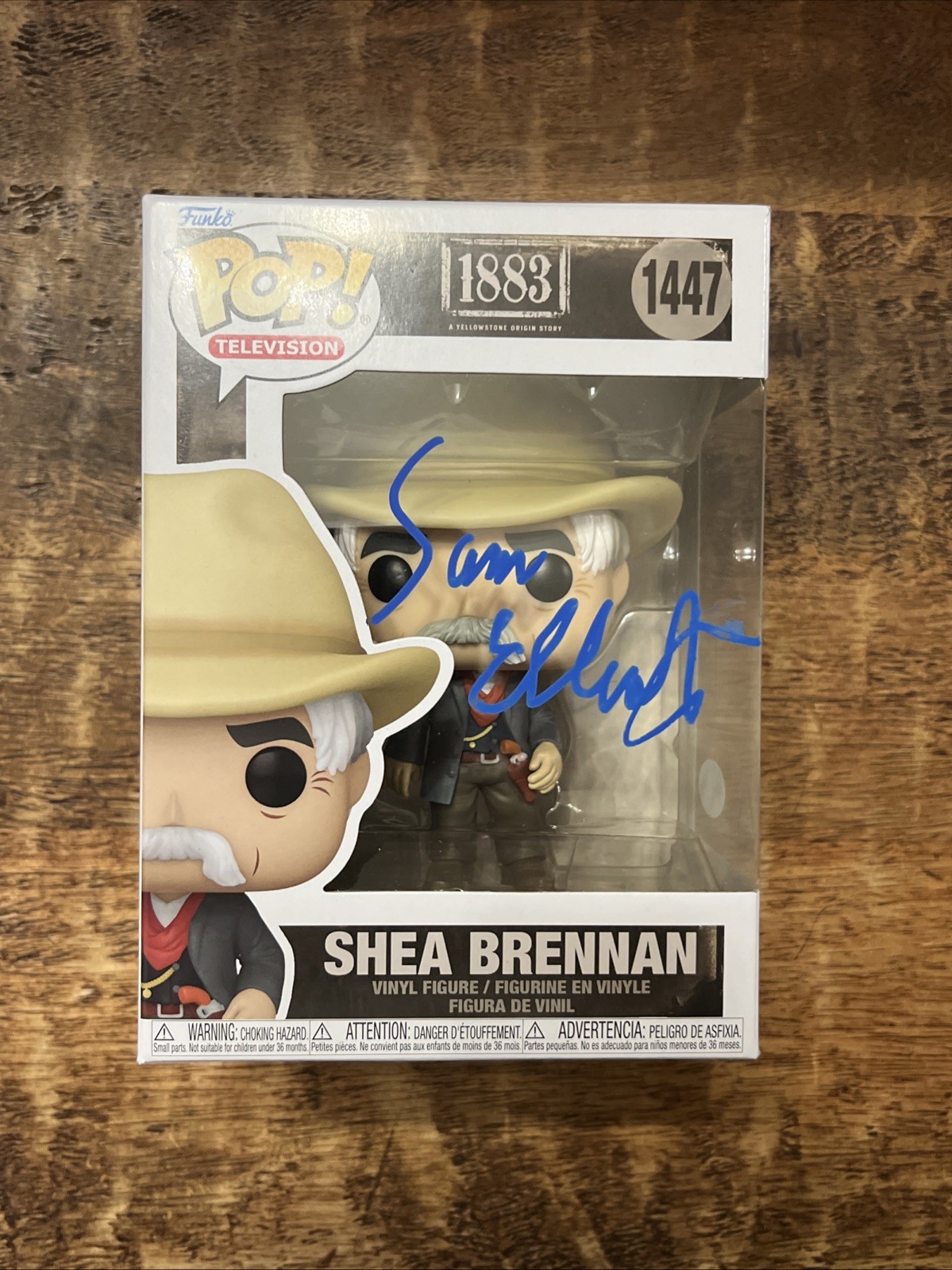 Sam Elliott Signed Shea Brennan 1883 Funko POP JSA Coa Autographed