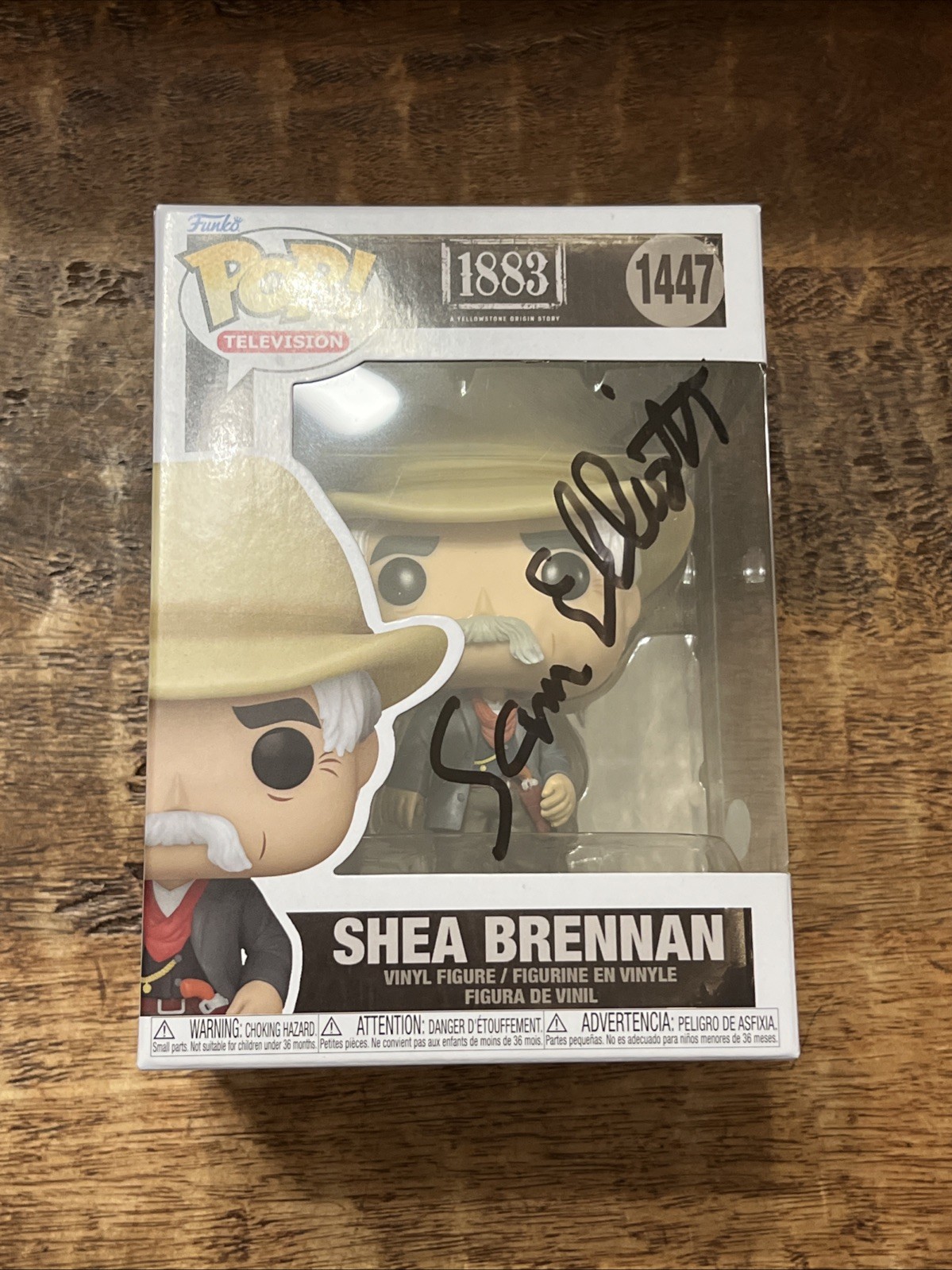 Sam Elliott Signed Shea Brennan 1883 Funko POP JSA Coa Autographed