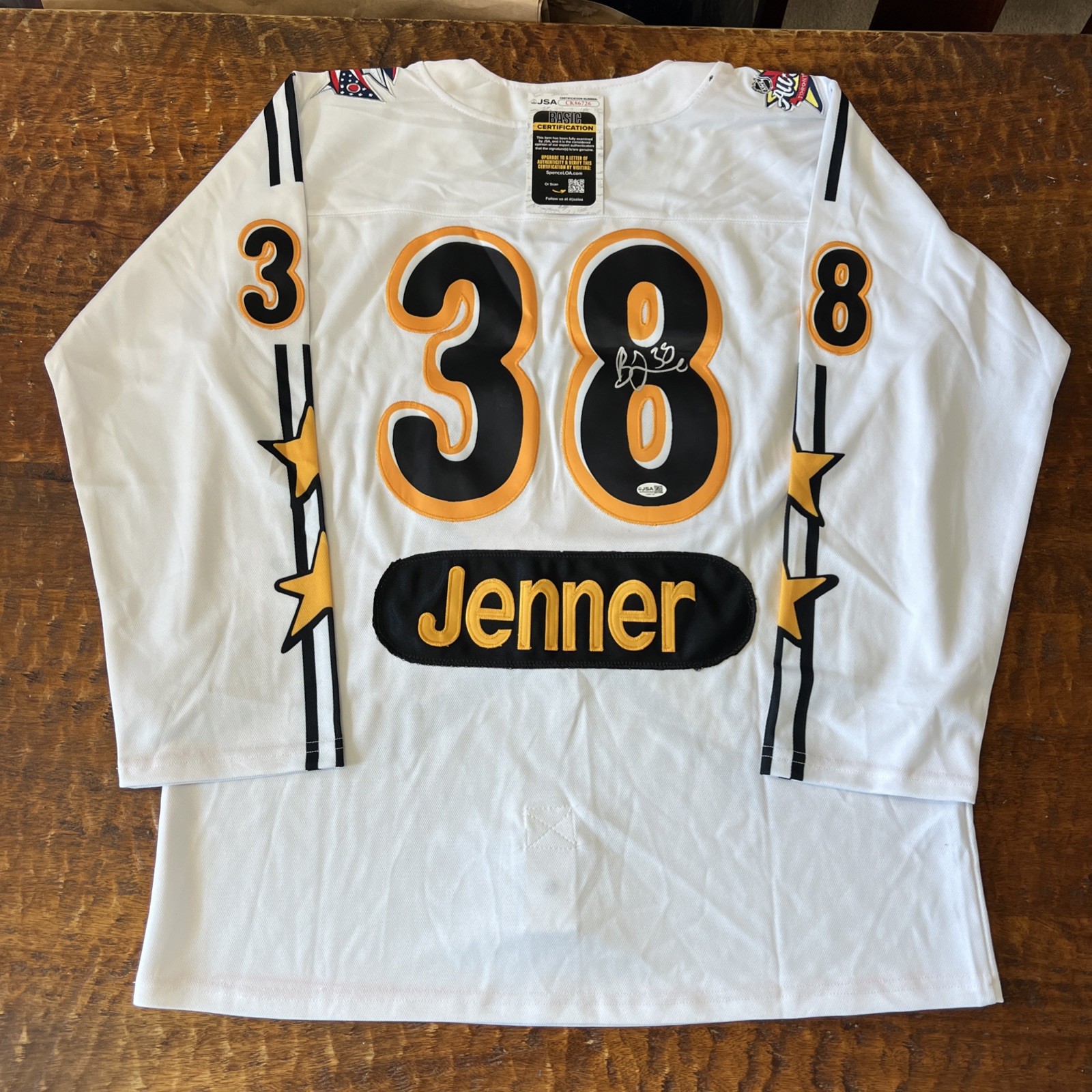 Boone Jenner Signed NHL All Star Jersey JSA Coa Autographed Blue Jackets