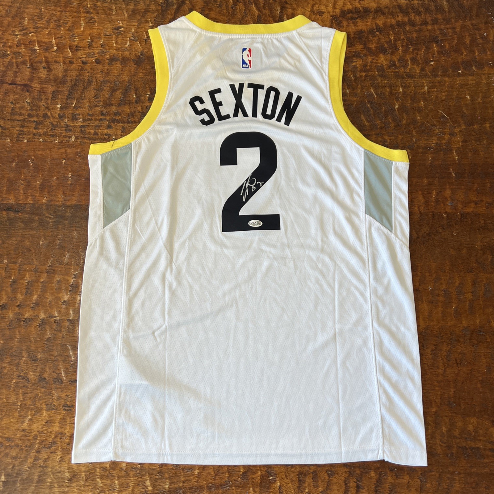 Collin Sexton Signed Utah Jazz Jersey JSA Coa Autographed