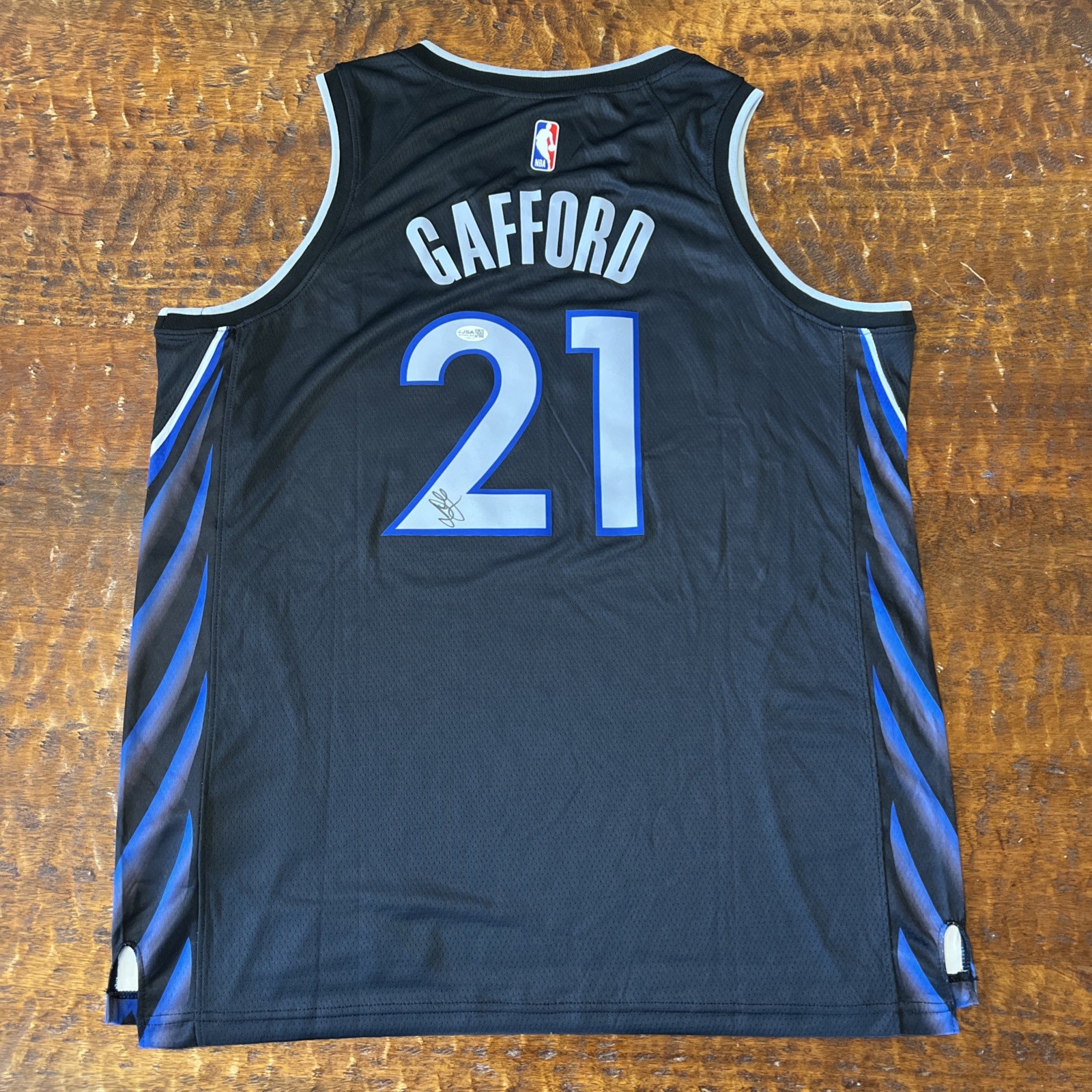 Daniel Gafford Signed Dallas Mavericks Jersey JSA Coa Autographed
