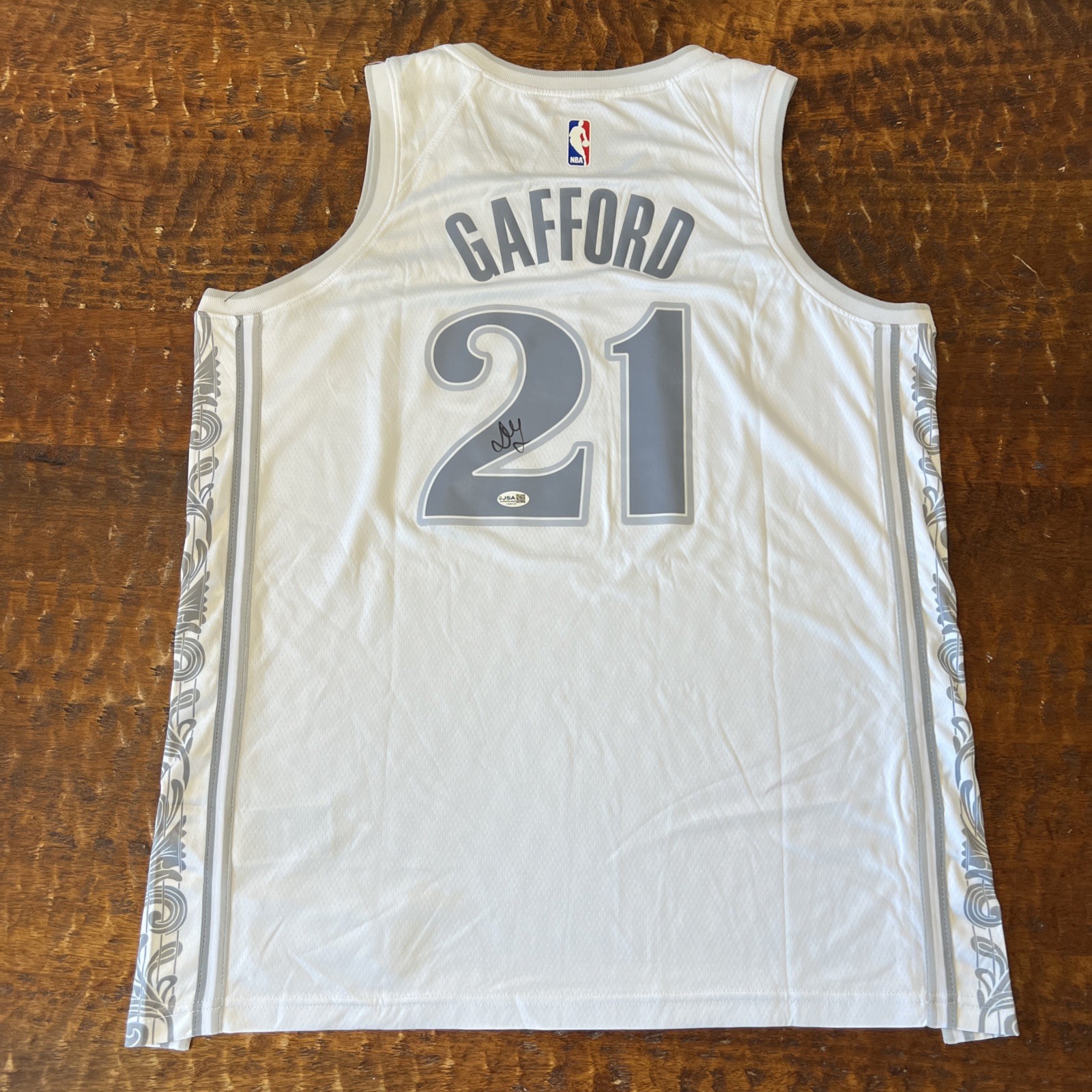 Daniel Gafford Signed Dallas Mavericks Jersey JSA Coa Autographed