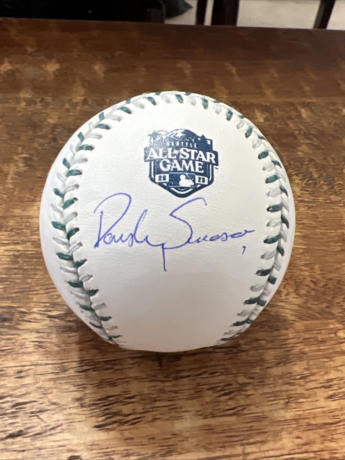 Dansby Swanson Signed 2023 All Star Baseball JSA Coa Cubs Autographed Braves