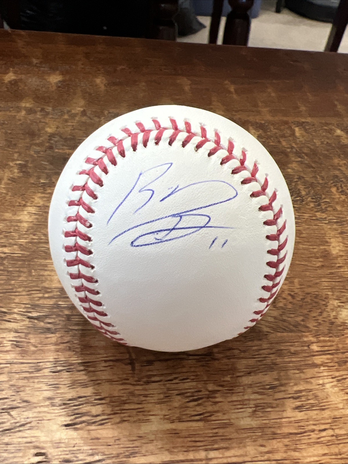 Rafael Devers Signed Official Major League Baseball JSA Coa Giants Autographed