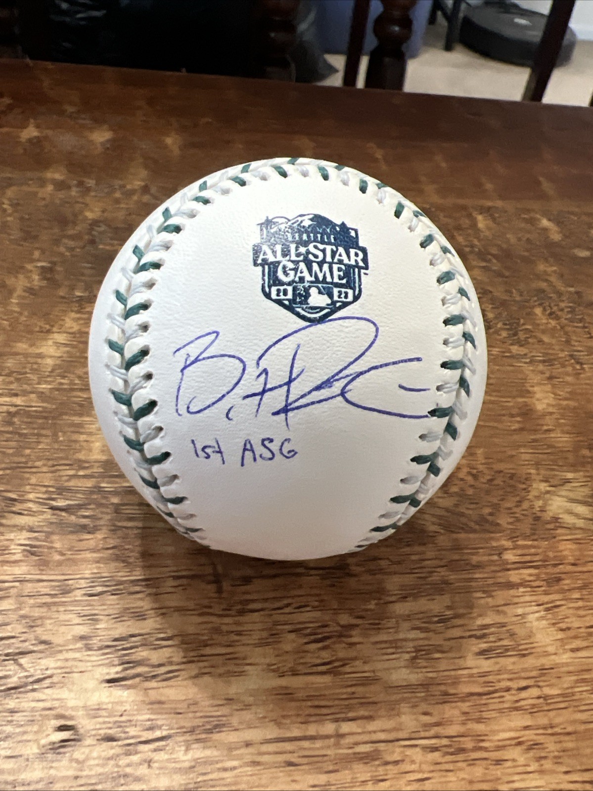 Brent Rooker Signed 2023 All Star Baseball JSA Coa Athletics Autographed A’s