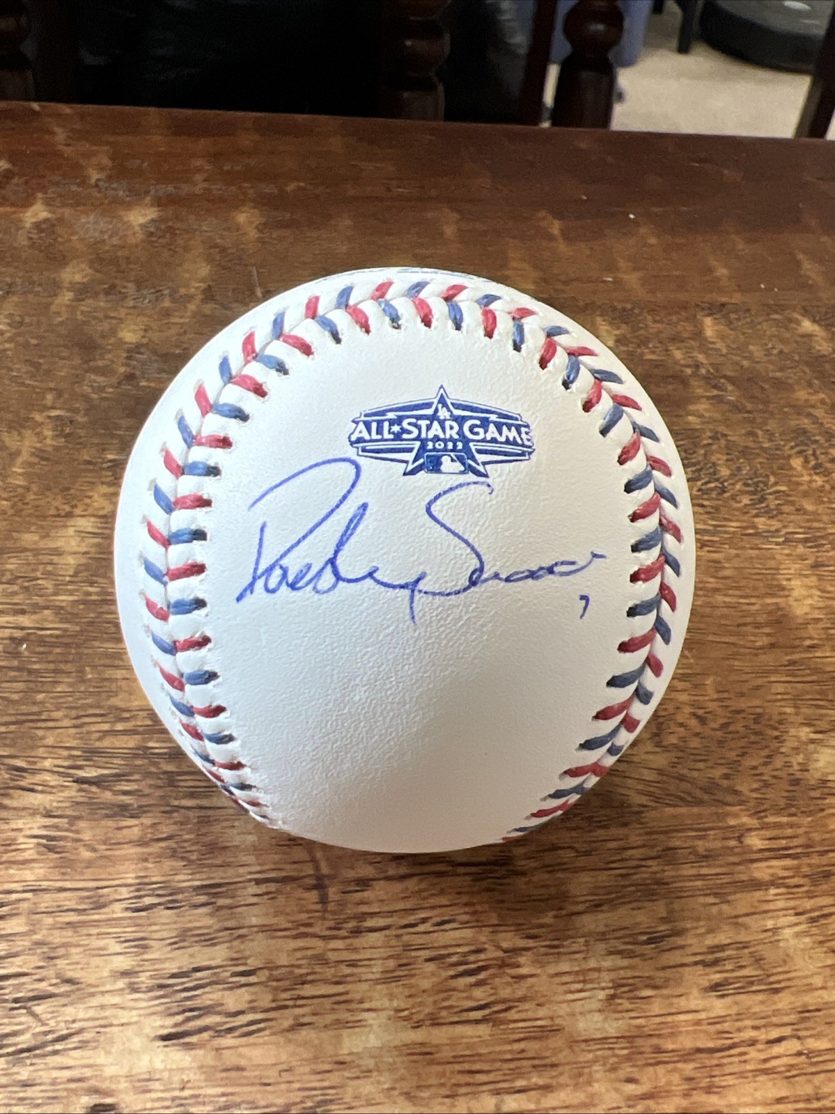 Dansby Swanson Signed 2022 All Star Baseball JSA Coa Cubs Autographed Braves