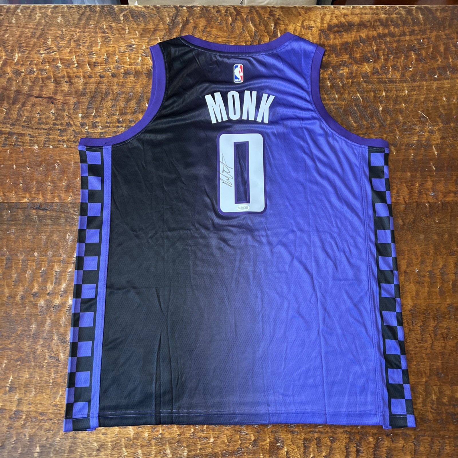 Malik Monk Signed Sacramento Kings Jersey JSA Coa Autographed