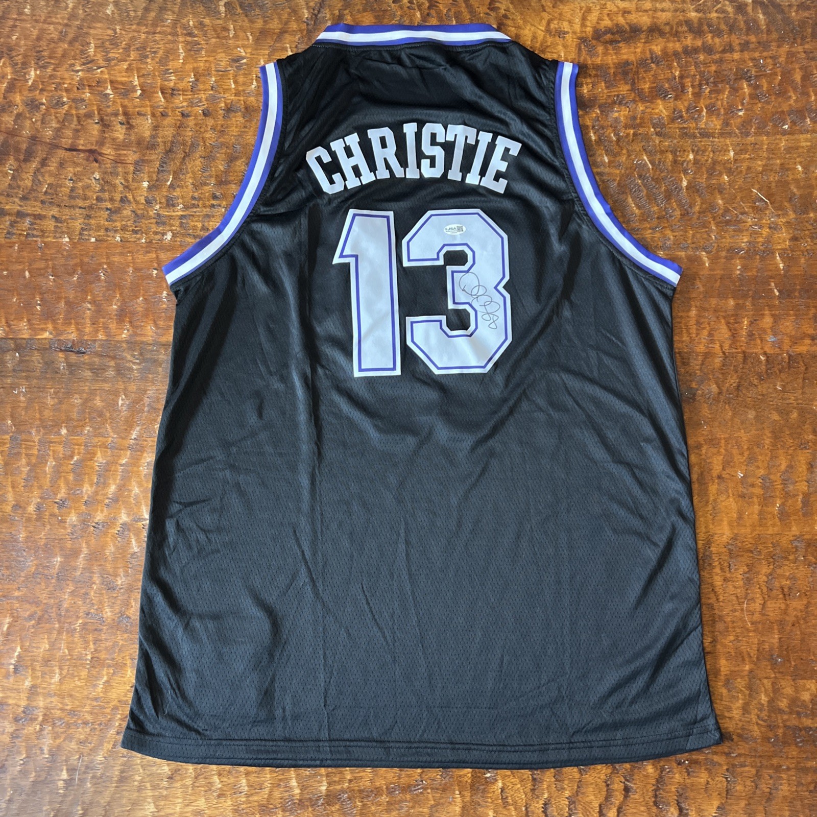 Doug Christie Signed Sacramento Kings Jersey JSA Coa Autographed