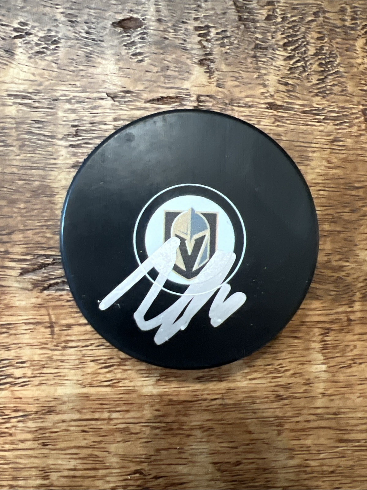 Tomas Hertl Signed Vegas Golden Knights Puck JSA Coa Autographed