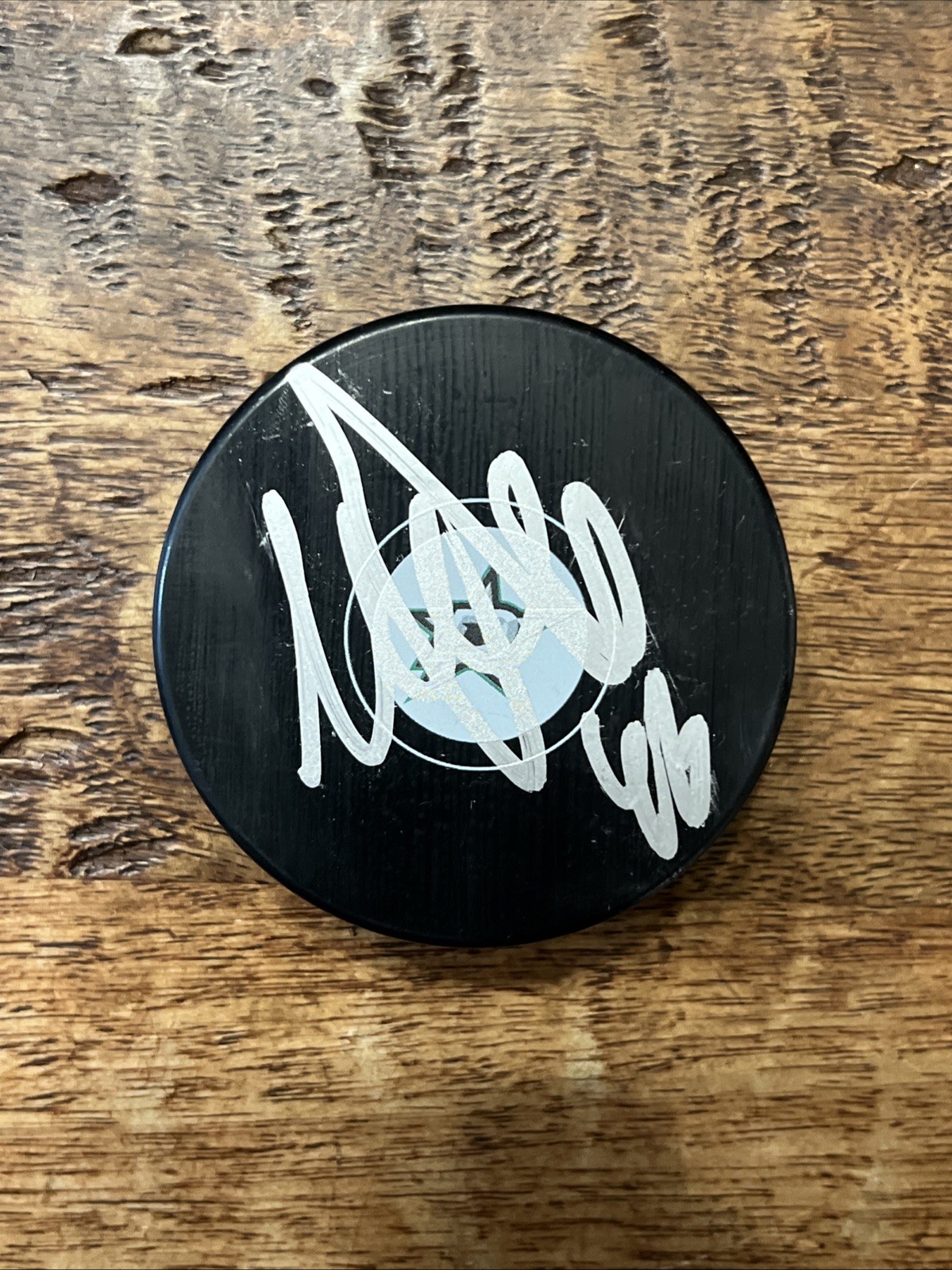 Ilya Lyubushkin Signed Dallas Stars Puck JSA Coa Autographed