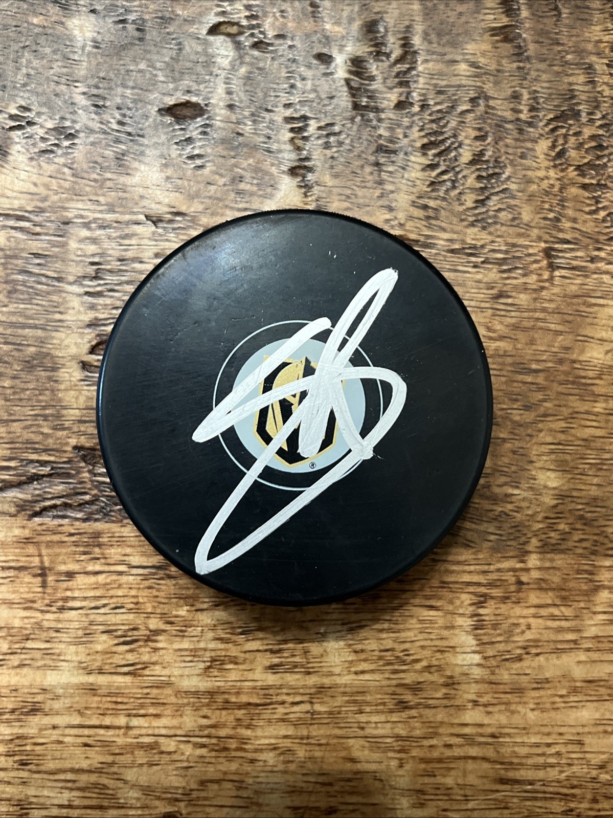 Shea Theodore Signed Vegas Golden Knights Puck JSA Coa Autographed
