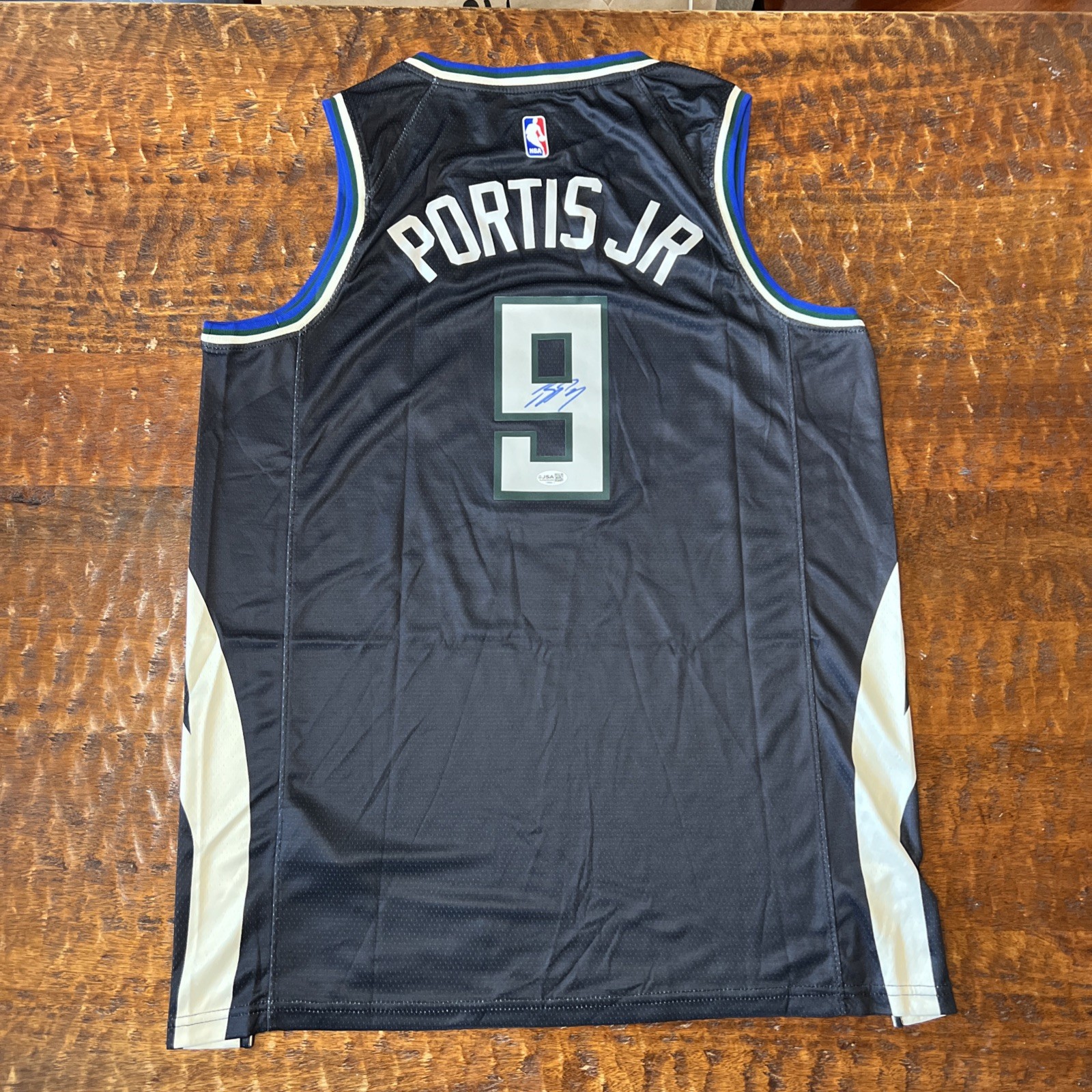 Bobby Portis Jr Signed Milwaukee Bucks Jersey JSA Coa Autographed