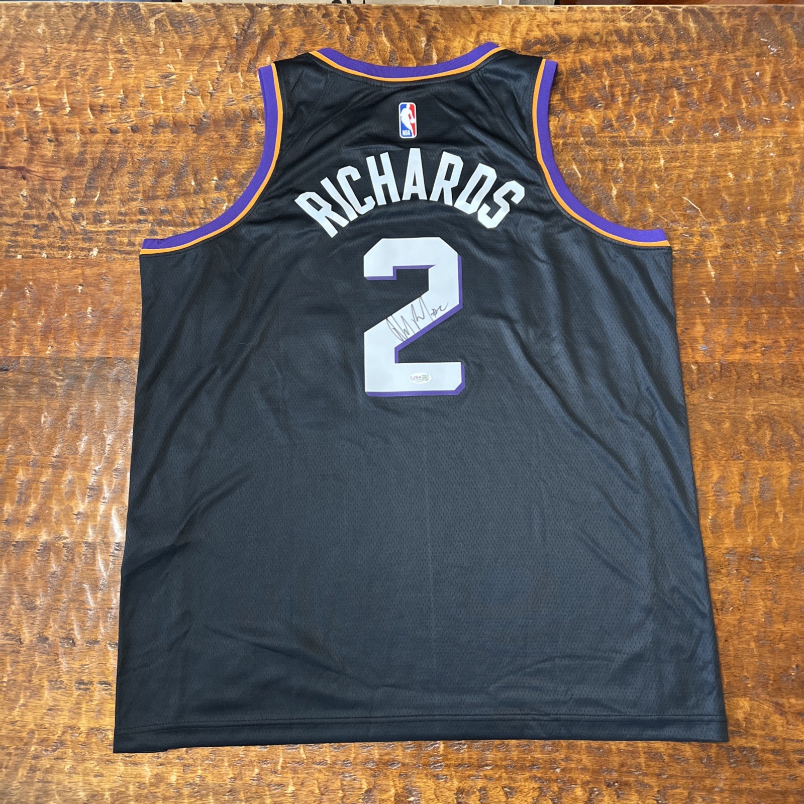 Nick Richards Signed Phoenix Suns Jersey JSA Coa Autographed