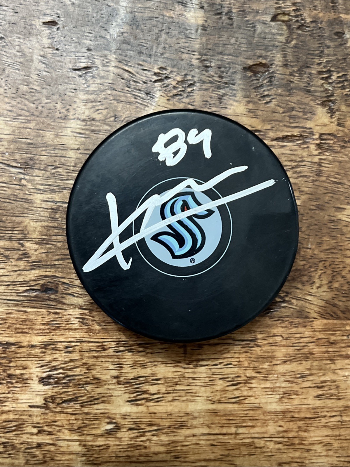 Kaapo Kakko Signed Seattle Kraken Puck JSA Coa Autographed