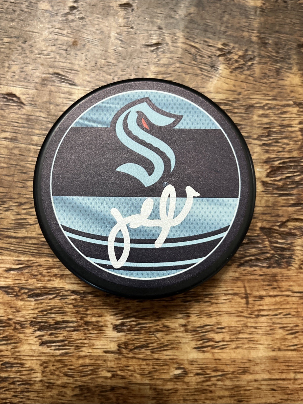 Jessica Campbell Signed Seattle Kraken Puck JSA Coa Autographed