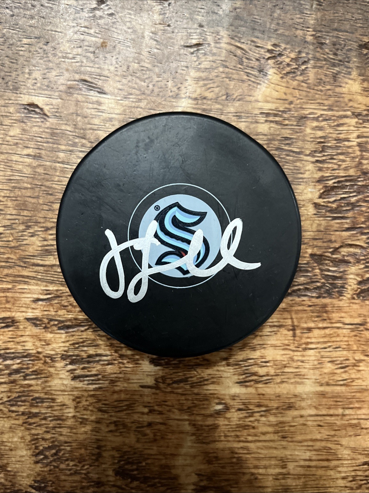 Jessica Campbell Signed Seattle Kraken Puck JSA Coa Autographed