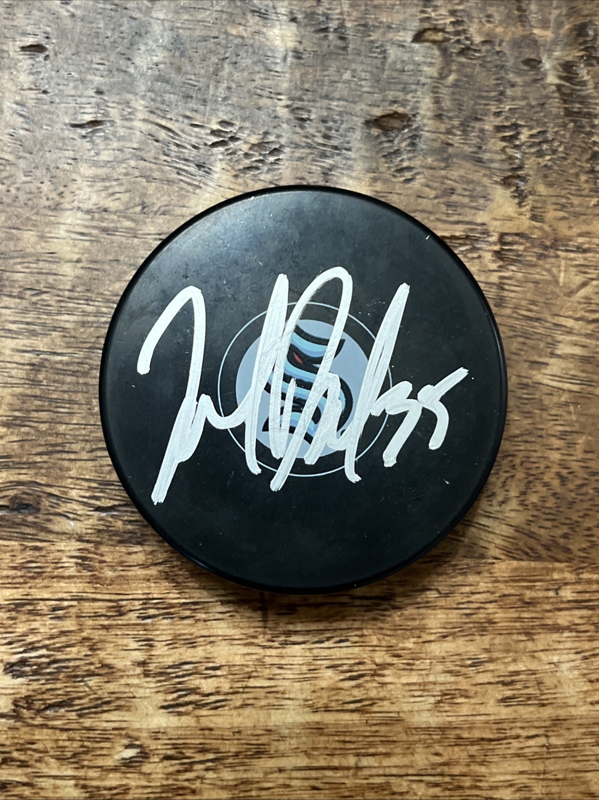Joey Daccord Signed Seattle Kraken Puck JSA Coa Autographed