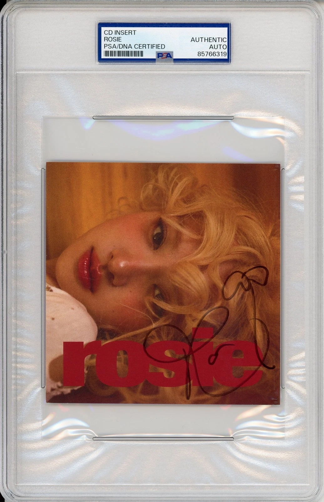 Rose Blackpink Rosie SIGNED CD Cover Album Art Card AUTOGRAPH PSA DNA COA