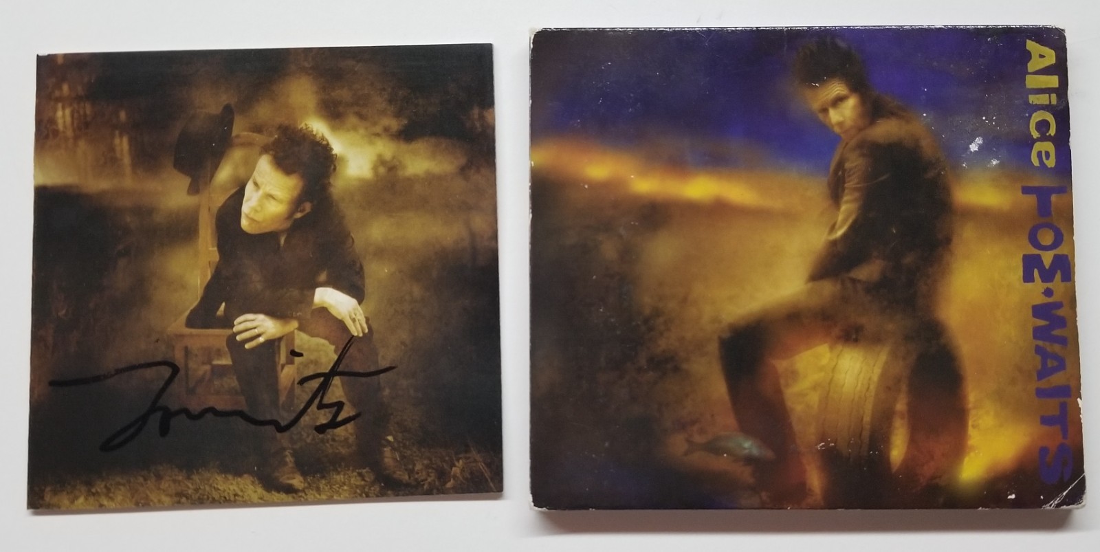 Tom Waits REAL hand SIGNED Alice Digipak CD JSA LOA Autographed RARE
