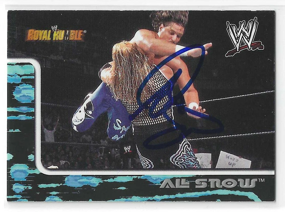 Al Snow Signed 2002 Fleer WWE Royal Rumble Card #31