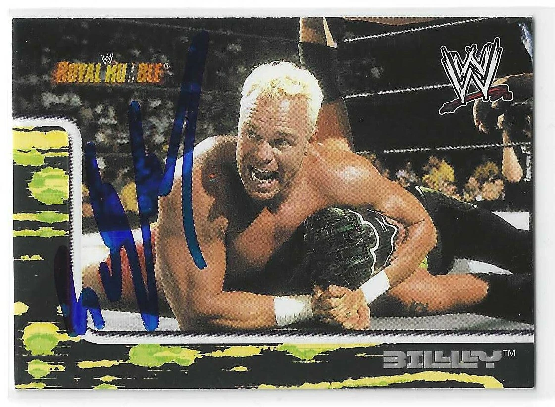 Billy Signed 2002 Fleer WWF Royal Rumble Card #32 WWE