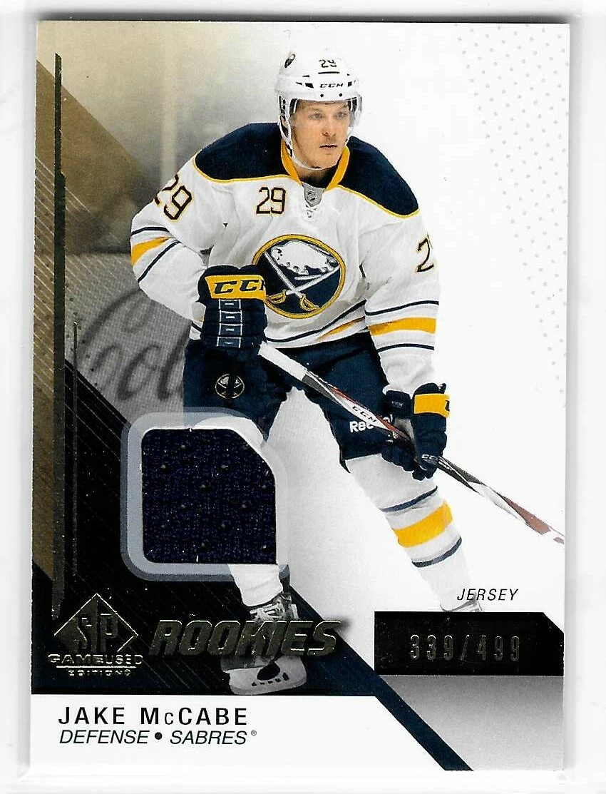 Jake McCabe 2014/15 Upper Deck SP Game Used Rookie Jersey Card #119 339/499