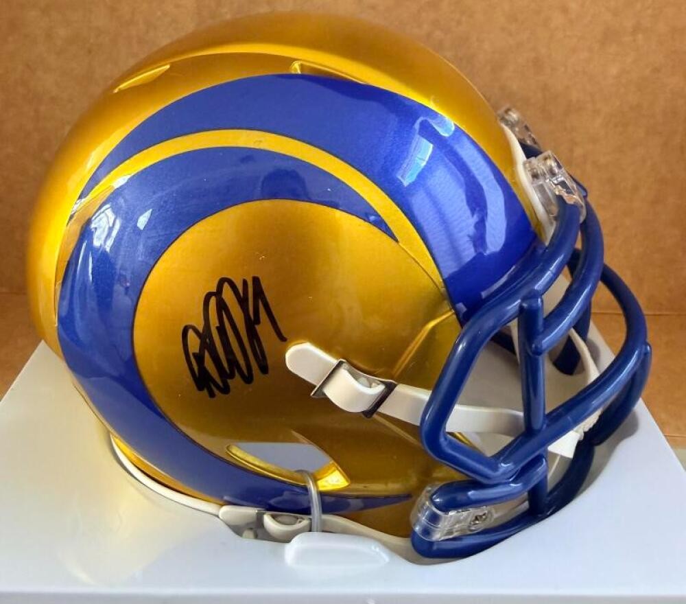 DESEAN JACKSON LOS ANGELES RAMS SIGNED AUTO  FLASH MINI HELMET BECKETT