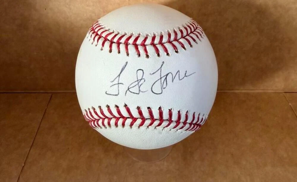 FRANK TORRE MILWAUKEE BRAVES SIGNED AUTO M.L. BASEBALL BECKETT AUTH