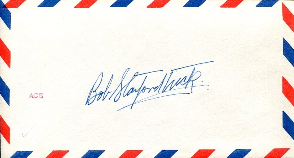 Robert Stanford Tuck RAF WWII War Ace Fighter Battle of Britain Signed Autograph